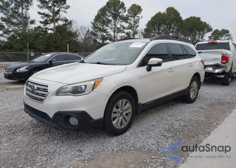 2015 Subaru Outback 2.5I Premium from USA, damaged, VIN 4S4BSBFCXF3301555